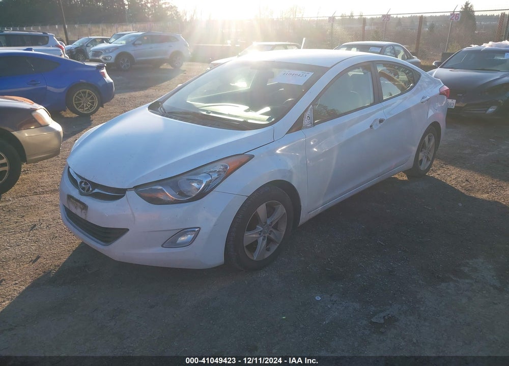 2012 HYUNDAI ELANTRA GLS VIN: 5NPDH4AE7CH106755