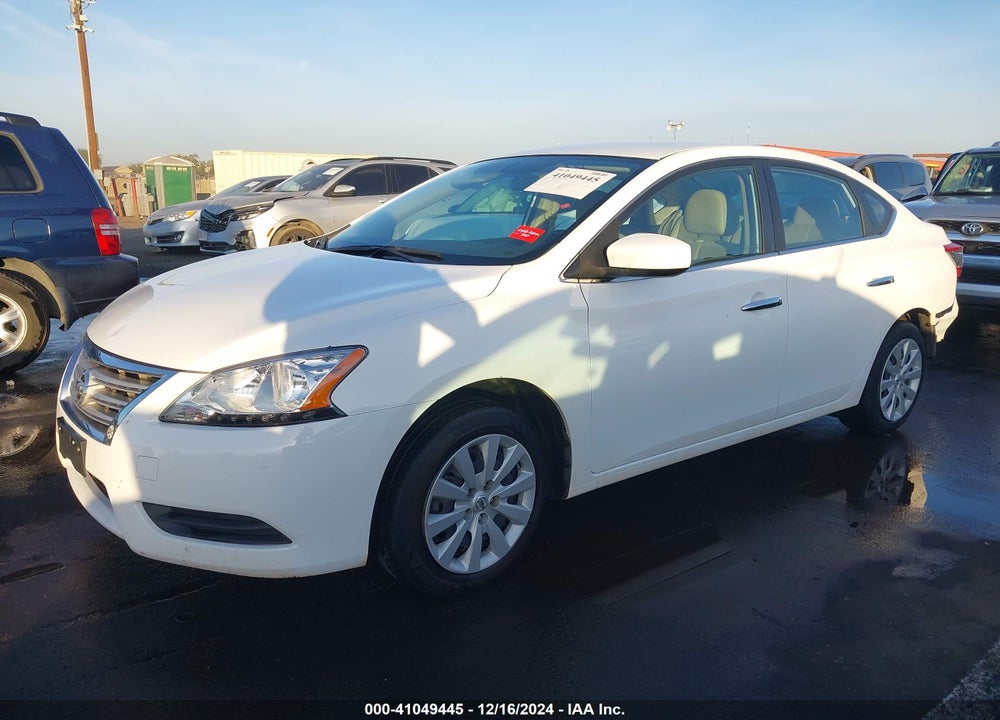2015 NISSAN SENTRA S VIN: 3N1AB7AP6FY219789