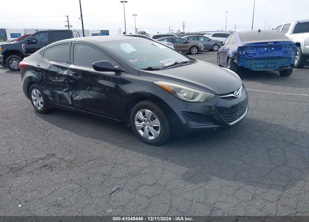 2016 HYUNDAI ELANTRA SE VIN: 5NPDH4AE3GH667248