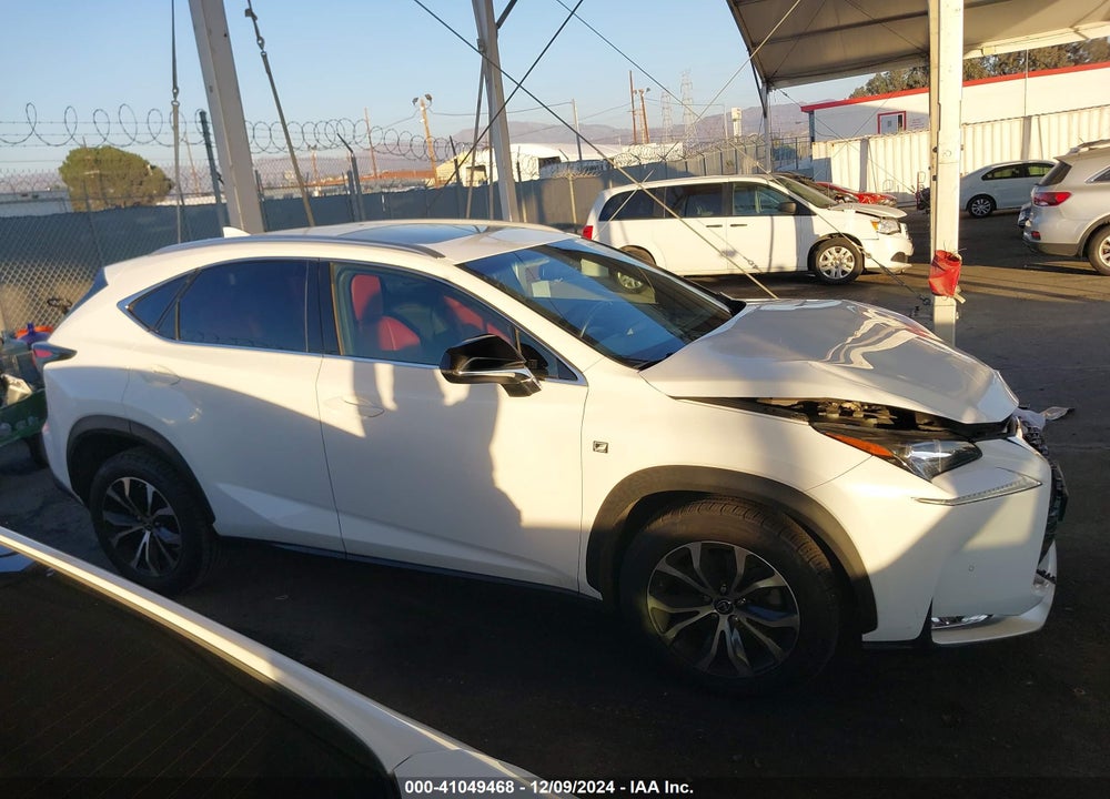 2017 LEXUS NX 200T F SPORT VIN: JTJYARBZ8H2058497