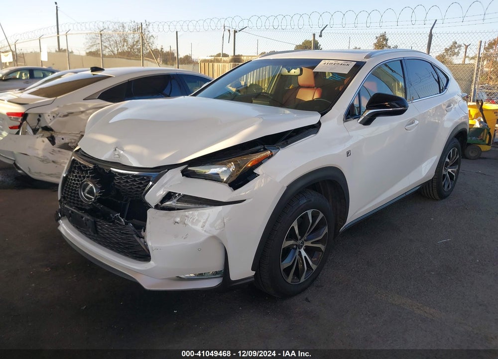 2017 LEXUS NX 200T F SPORT VIN: JTJYARBZ8H2058497