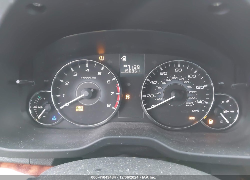 2012 SUBARU OUTBACK 2.5I LIMITED VIN: 4S4BRBKC6C3214510