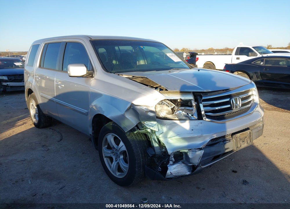 2012 HONDA PILOT EX-L VIN: 5FNYF3H70CB041271