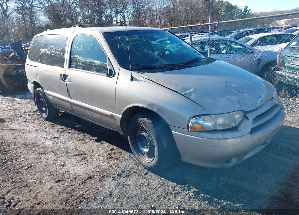 2002 NISSAN QUEST GXE VIN: 4N2ZN15TX2D819186