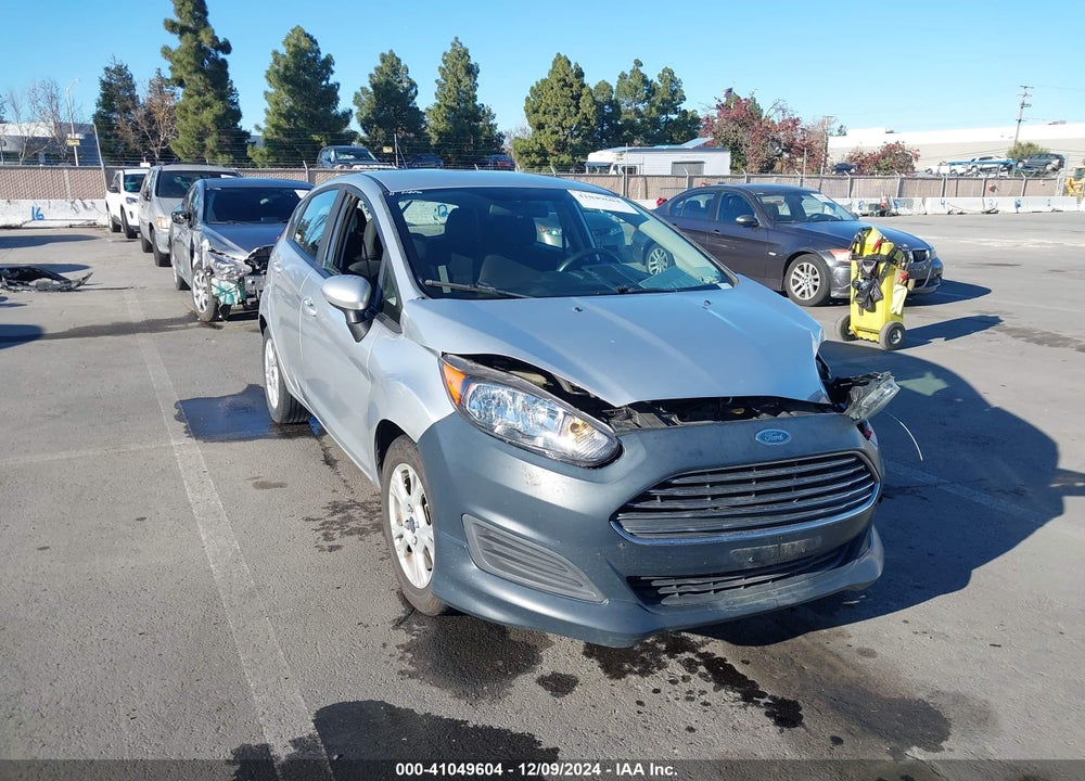 2015 FORD FIESTA SE VIN: 3FADP4EJ9FM186896