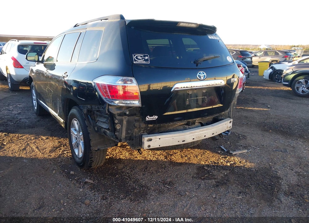 2012 TOYOTA HIGHLANDER HYBRID BASE V6 VIN: JTEBC3EH3C2006055
