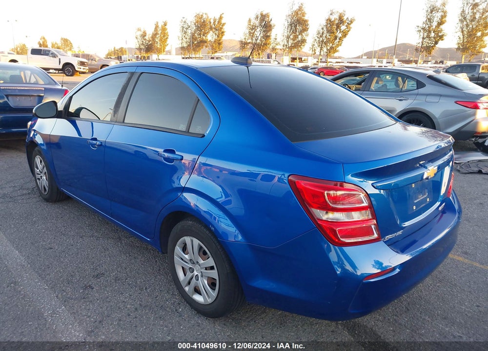 2017 CHEVROLET SONIC LS AUTO VIN: 1G1JB5SH1H4133331