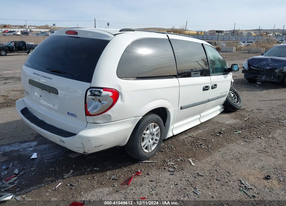 2007 DODGE GRAND CARAVAN SE VIN: 1D4GP24R67B254330