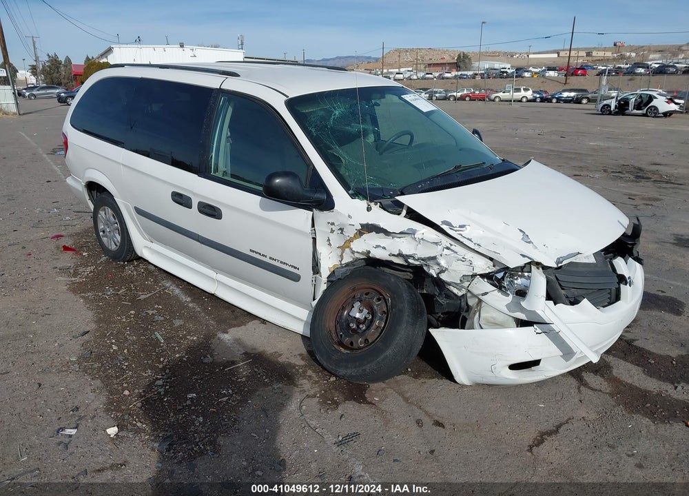 2007 DODGE GRAND CARAVAN SE VIN: 1D4GP24R67B254330