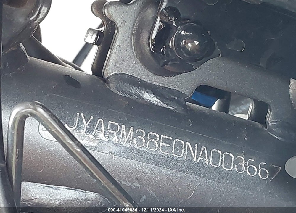 2022 YAMAHA YZFR7 VIN: JYARM38E0NA003667