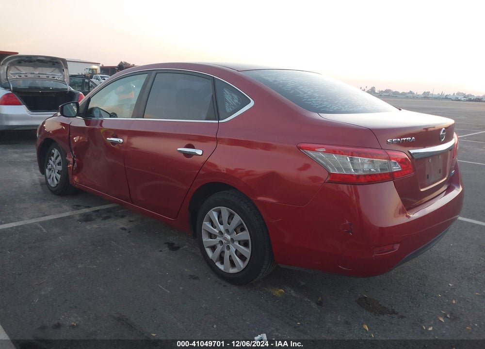 2014 NISSAN SENTRA S VIN: 3N1AB7APXEY265592