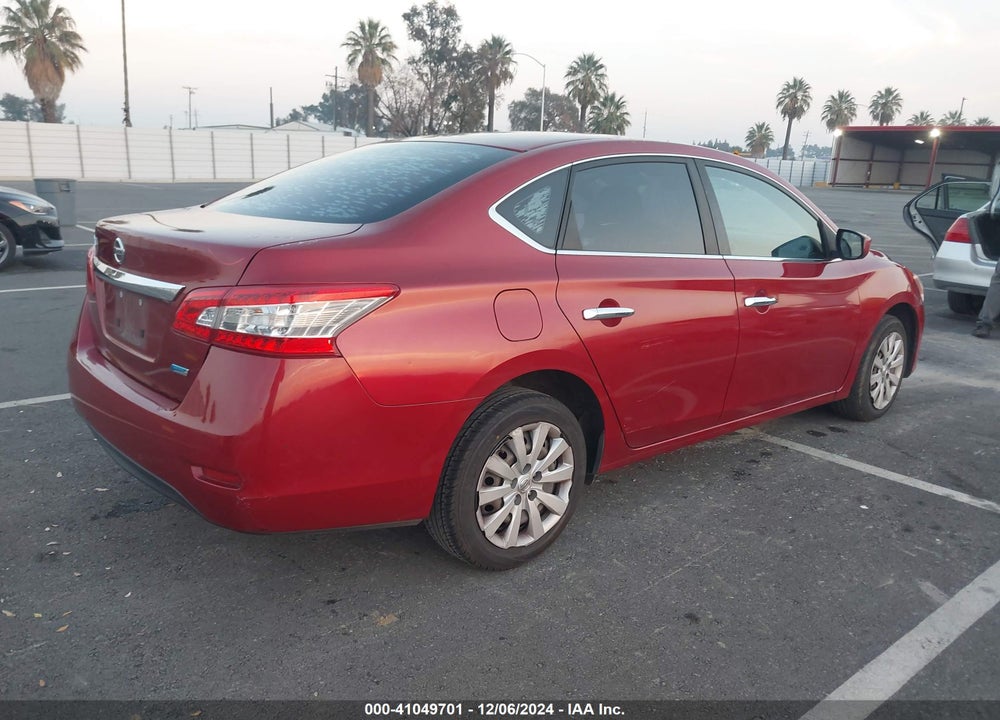2014 NISSAN SENTRA S VIN: 3N1AB7APXEY265592