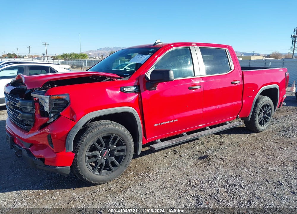 2023 GMC SIERRA 1500 4WD SHORT BOX PRO VIN: 1GTUUAED8PZ248056