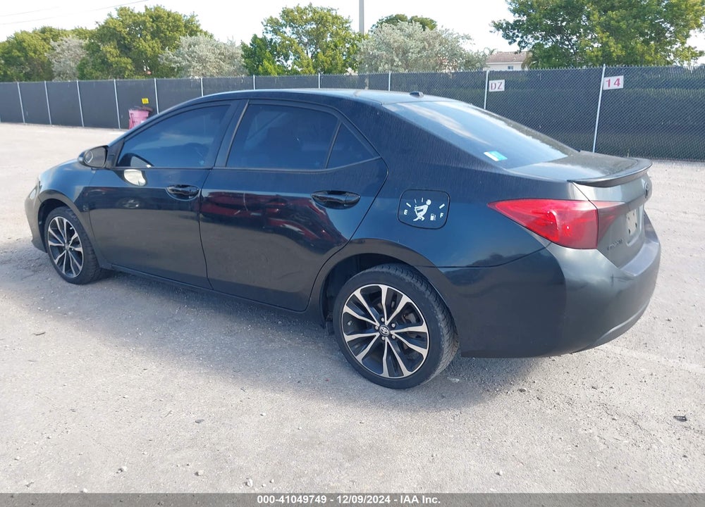 2017 TOYOTA COROLLA SE VIN: 5YFBURHE5HP648694