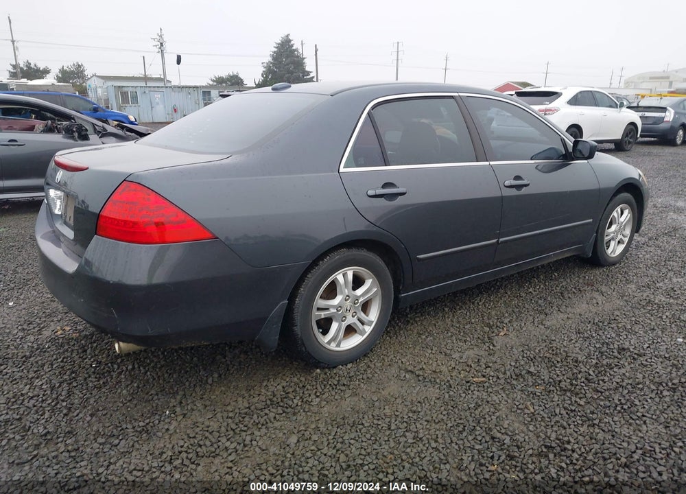 2007 HONDA ACCORD 2.4 EX VIN: 1HGCM56857A183199