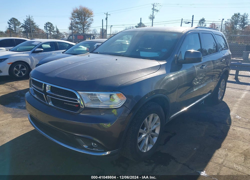 2015 DODGE DURANGO SXT VIN: 1C4RDJAG8FC729660