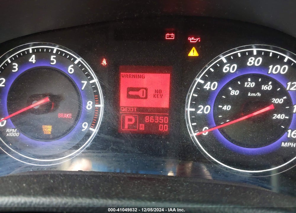 2008 INFINITI G37 VIN: JNKCV64E08M112646