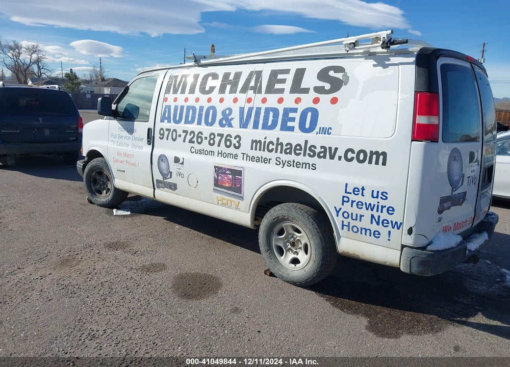 2003 CHEVROLET EXPRESS VIN: 1GCFH25T331202265