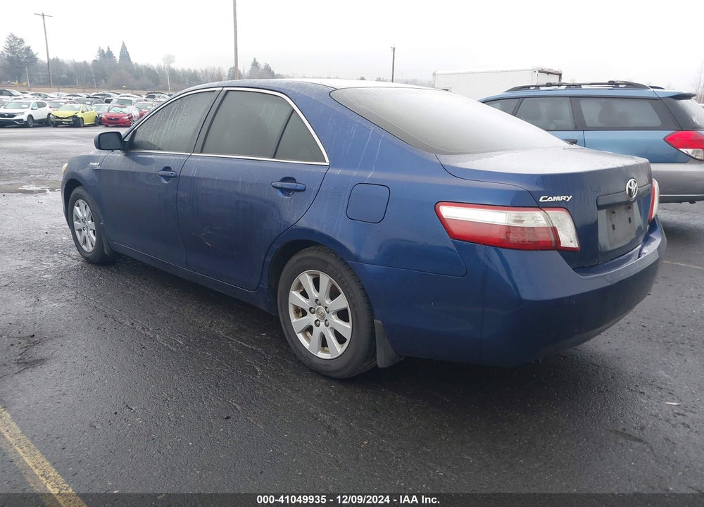 2009 TOYOTA CAMRY HYBRID VIN: JTNBB46K193049749
