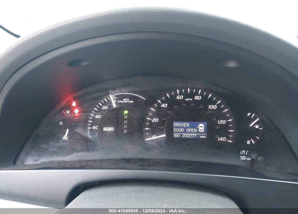 2009 TOYOTA CAMRY HYBRID VIN: JTNBB46K193049749