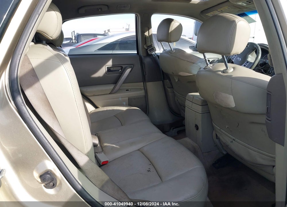 2005 INFINITI FX35 VIN: JNRAS08U65X105145
