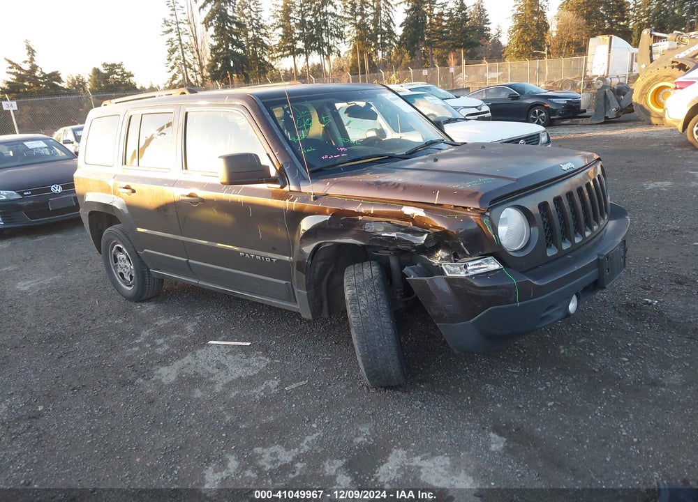 2014 JEEP PATRIOT SPORT VIN: 1C4NJRBB1ED661512