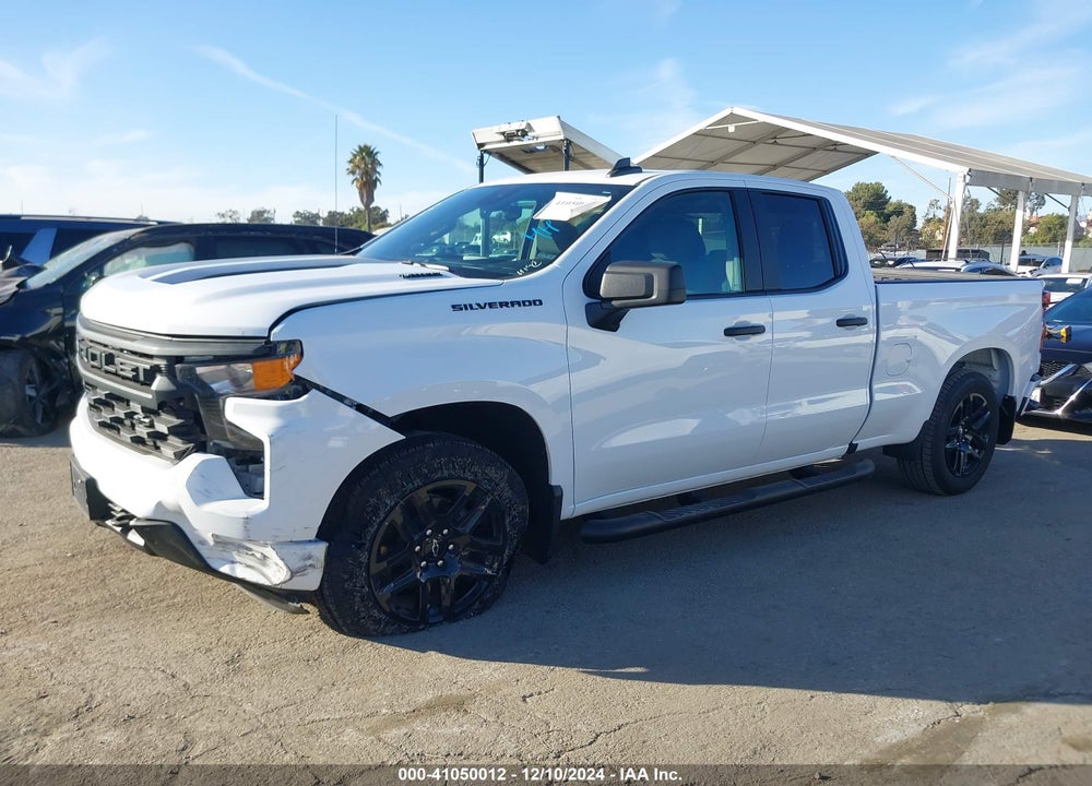 2024 CHEVROLET SILVERADO 1500 2WD STANDARD BED CUSTOM VIN: 1GCRABEK0RZ328439