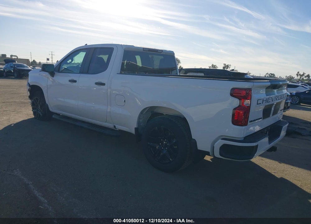 2024 CHEVROLET SILVERADO 1500 2WD STANDARD BED CUSTOM VIN: 1GCRABEK0RZ328439