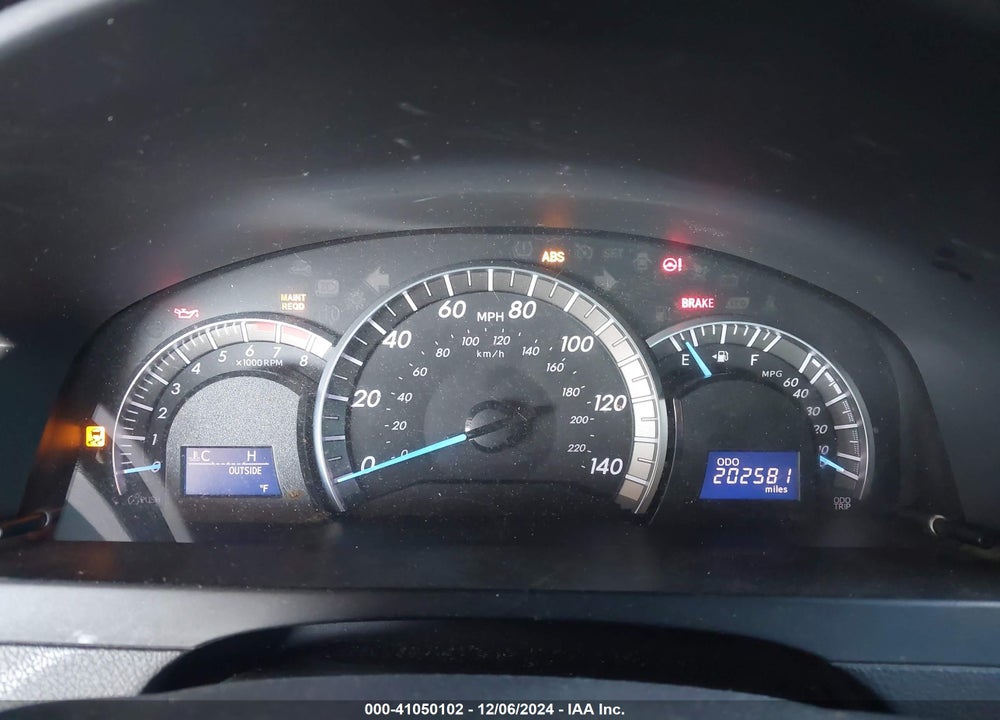 2012 TOYOTA CAMRY VIN: 4T1BF1FKXCU549929