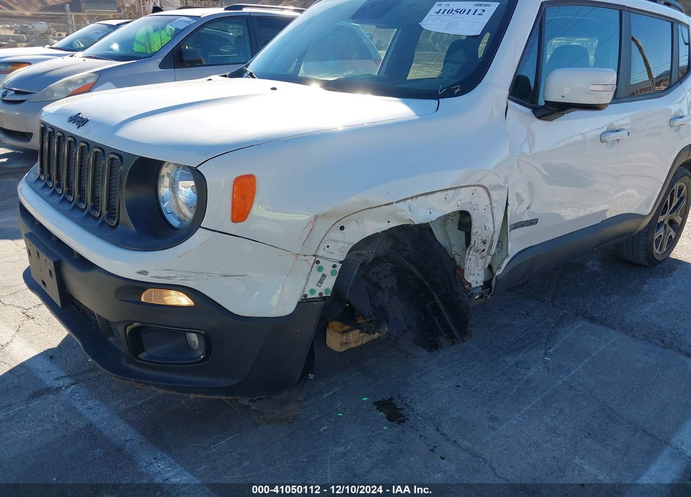 2018 JEEP RENEGADE ALTITUDE FWD VIN: ZACCJABB7JPJ20143