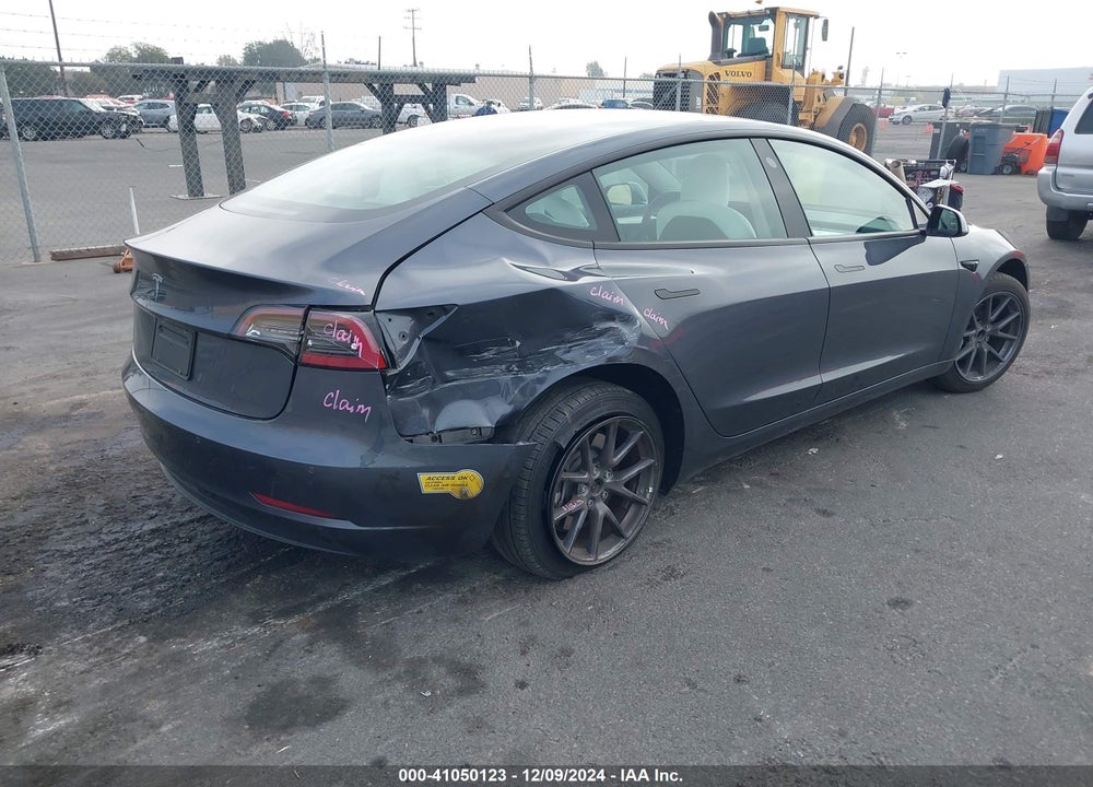 2022 TESLA MODEL 3 REAR-WHEEL DRIVE VIN: 5YJ3E1EAXNF360617