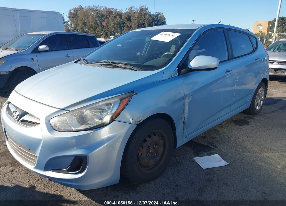 2013 HYUNDAI ACCENT GS VIN: KMHCT5AE2DU111882