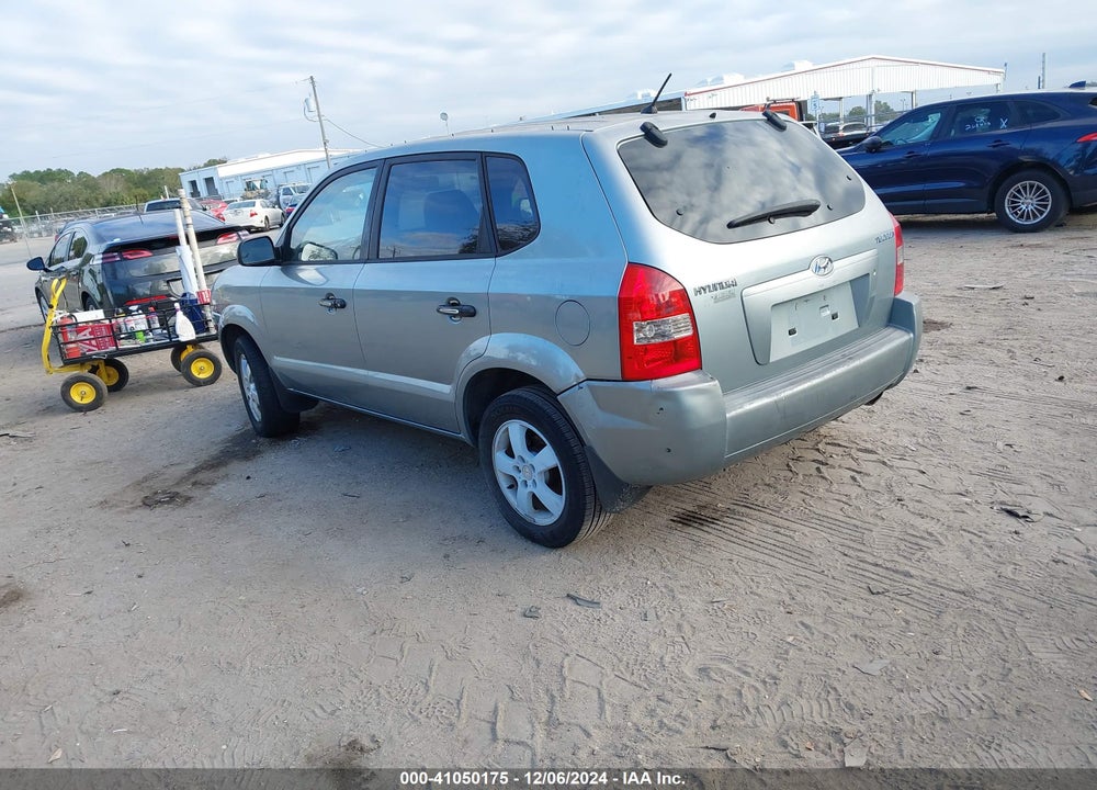 2007 HYUNDAI TUCSON GLS VIN: KM8JM12B47U558137