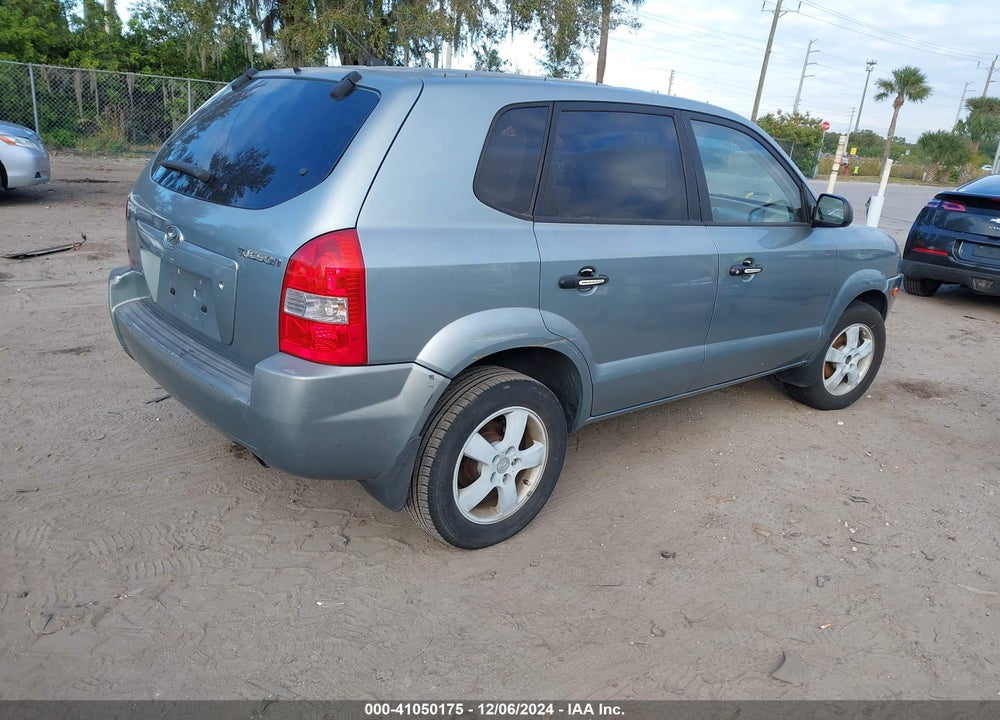 2007 HYUNDAI TUCSON GLS VIN: KM8JM12B47U558137