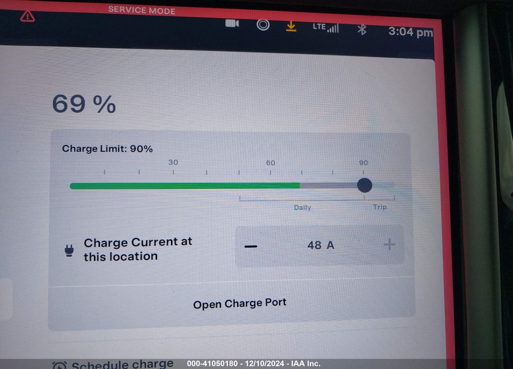 2019 TESLA MODEL X 100D/75D/LONG RANGE/STANDARD RANGE VIN: 5YJXCDE25KF185027