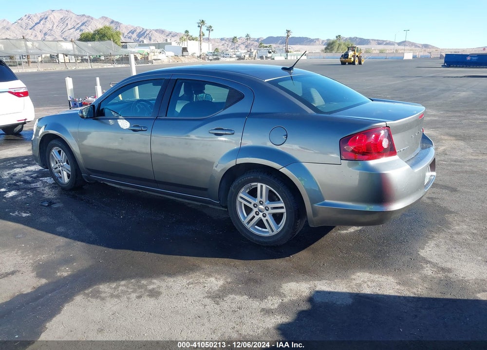 2012 DODGE AVENGER SXT VIN: 1C3CDZCB9CN219781