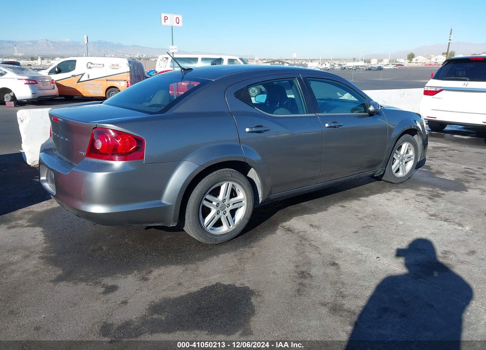 2012 DODGE AVENGER SXT VIN: 1C3CDZCB9CN219781