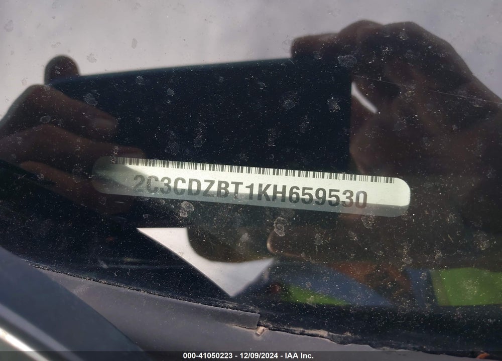 2019 DODGE CHALLENGER R/T VIN: 2C3CDZBT1KH659530