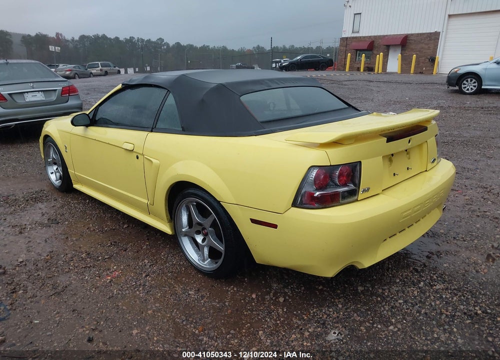 2001 FORD MUSTANG COBRA VIN: 1FAFP46V11F189102