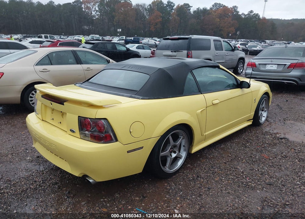 2001 FORD MUSTANG COBRA VIN: 1FAFP46V11F189102