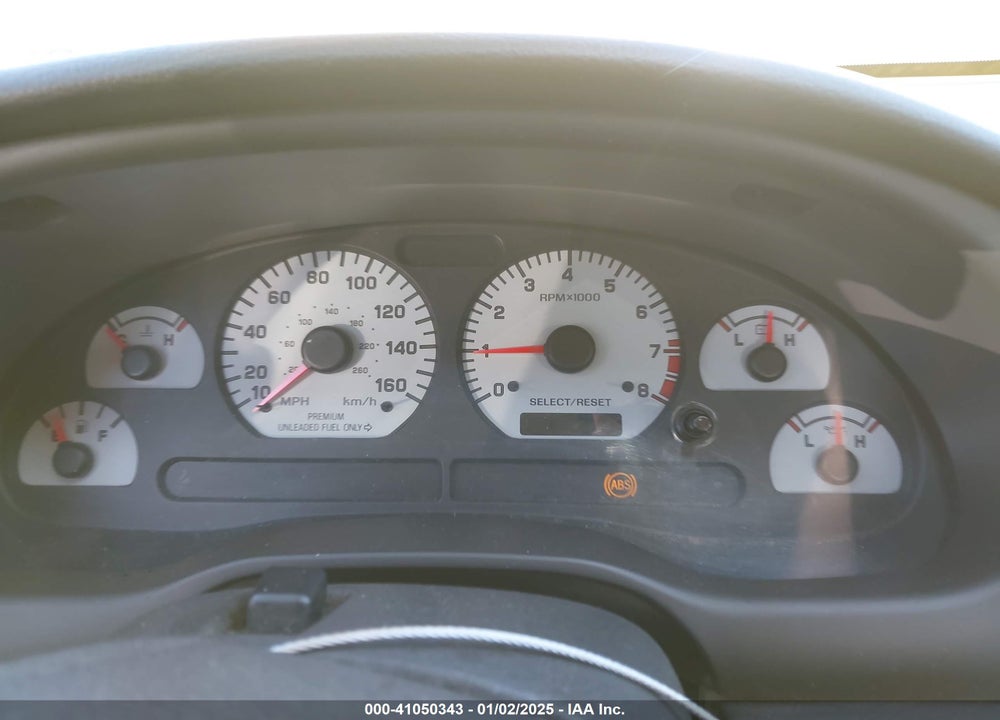 2001 FORD MUSTANG COBRA VIN: 1FAFP46V11F189102
