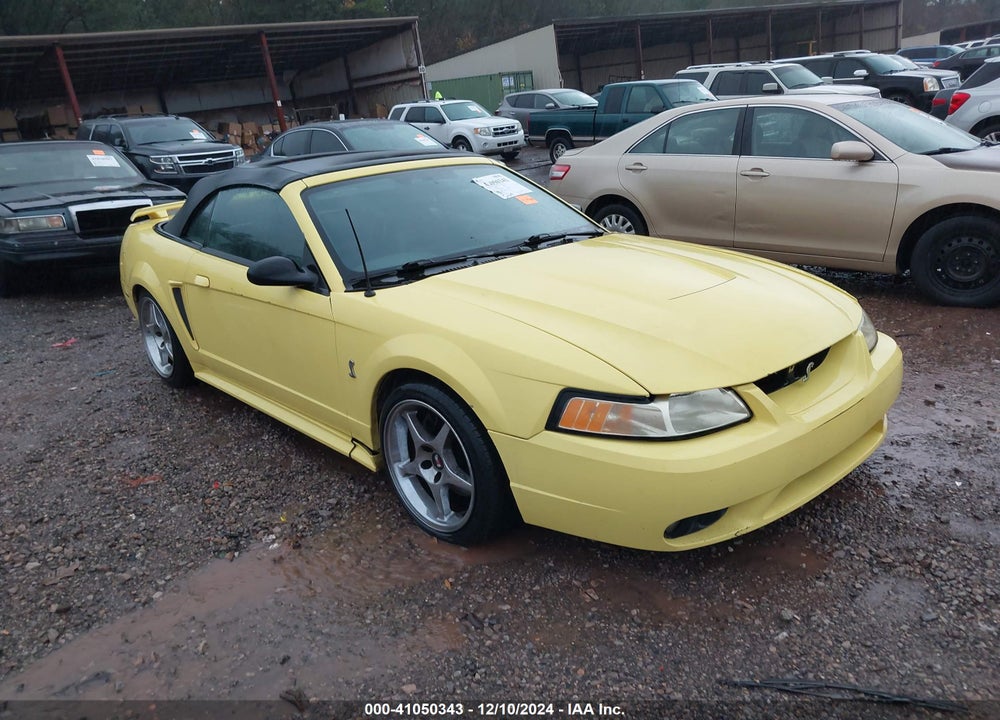 2001 FORD MUSTANG COBRA VIN: 1FAFP46V11F189102