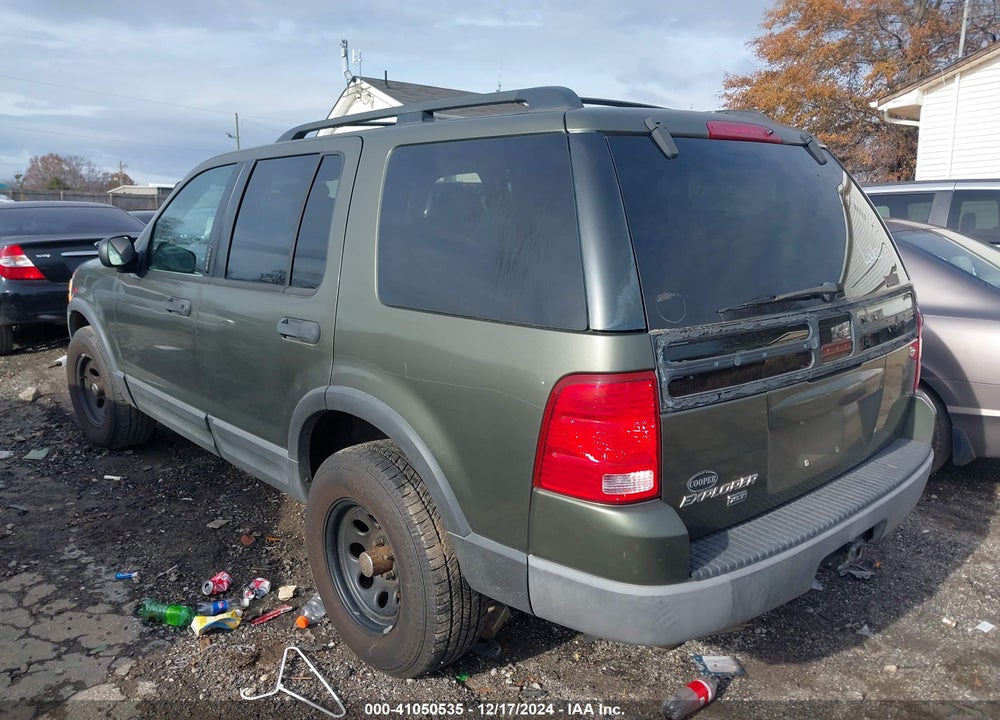 2003 FORD EXPLORER VIN: 1FMZU63KX3UB59774