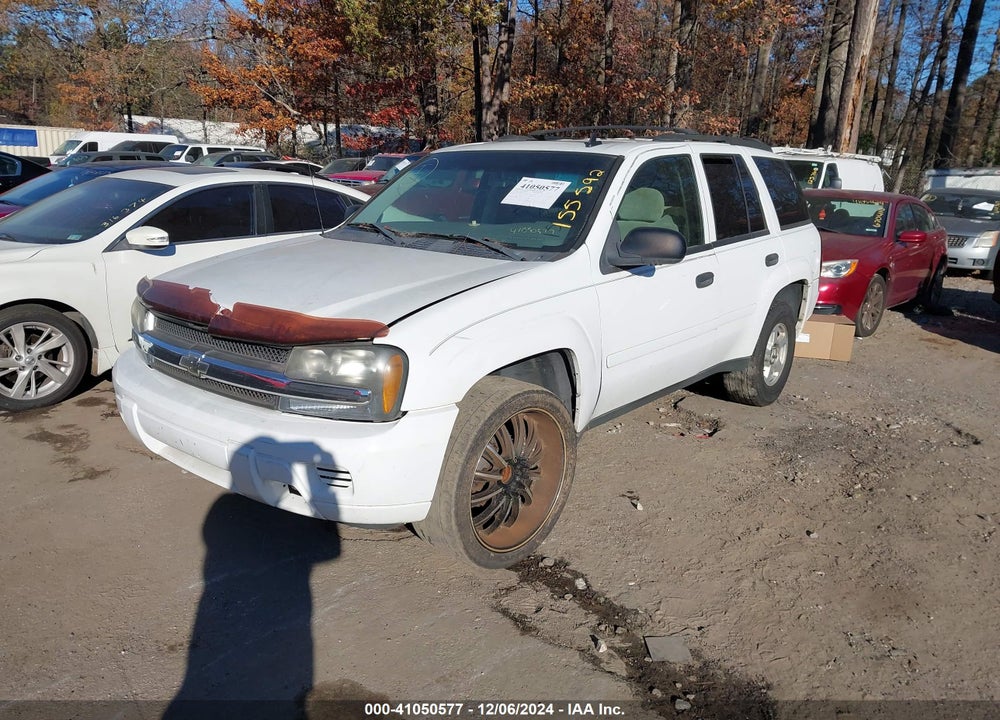 2007 CHEVROLET TRAILBLAZER LS VIN: 1GNDS13S672155592