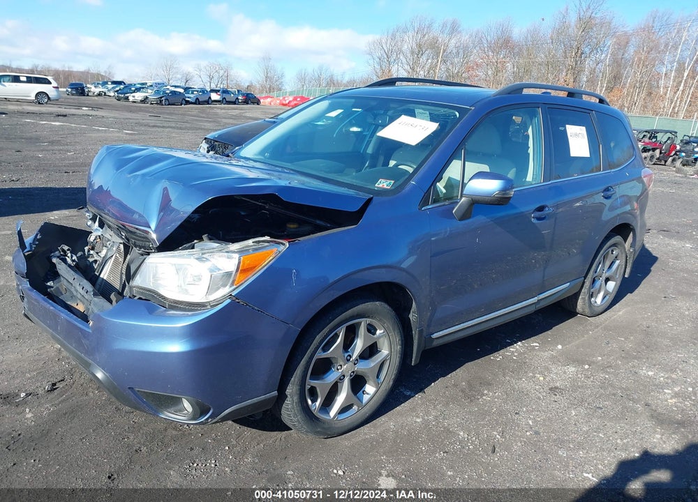 2016 SUBARU FORESTER 2.5I TOURING VIN: JF2SJAVC8GH408600