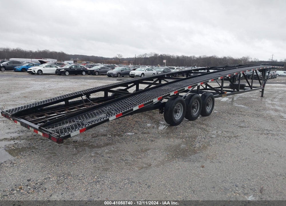 2023 KAUFMAN TRAILERS CAR CARRIER GOOSENECK TRAILER VIN: 7UZFW5038PL004347