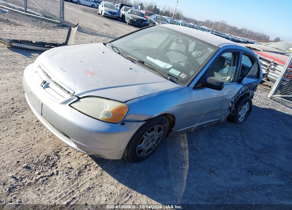 2002 HONDA CIVIC LX VIN: 2HGES15522H567241