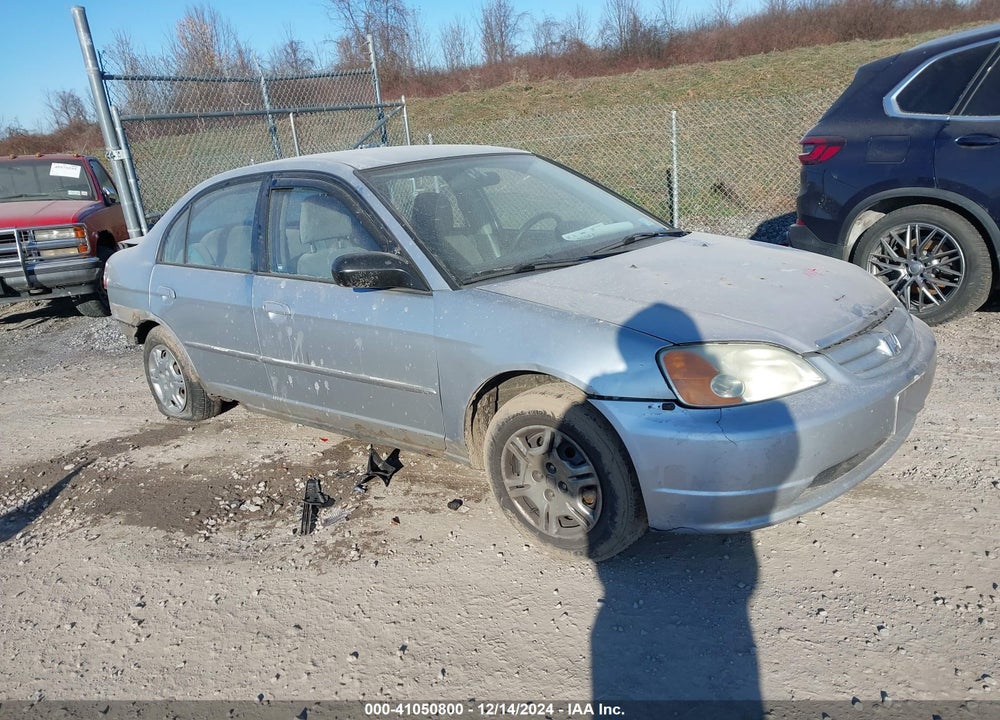 2002 HONDA CIVIC LX VIN: 2HGES15522H567241