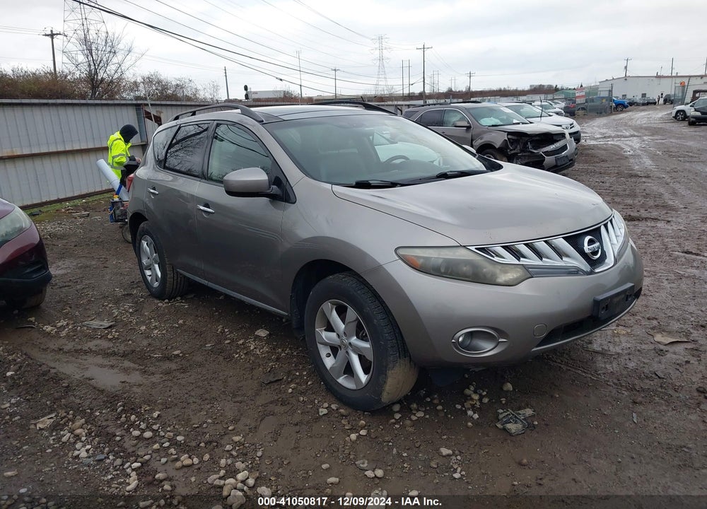 2009 NISSAN MURANO SL VIN: JN8AZ18W39W145590