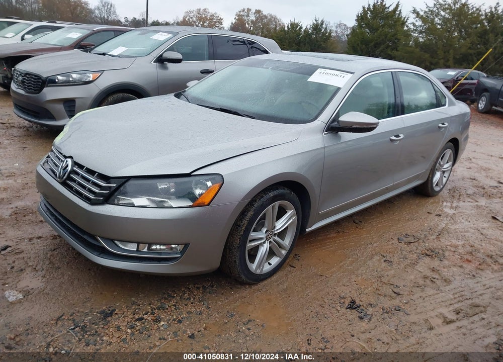 2012 VOLKSWAGEN PASSAT 2.0L TDI SEL PREMIUM VIN: 1VWCN7A33CC097582
